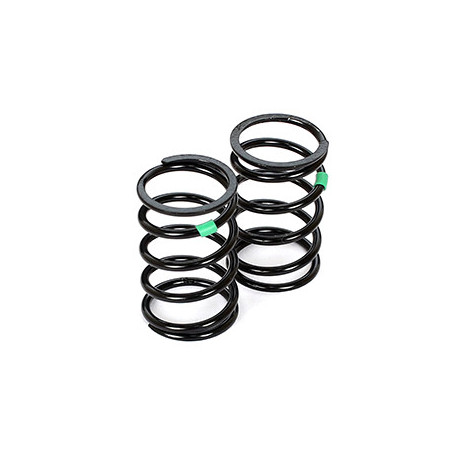 Shock Spring Rear (Green) (2)