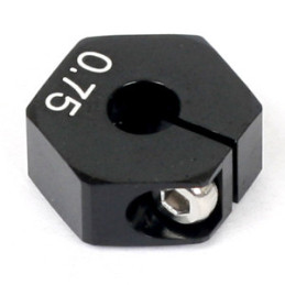 Hex Wheel Hub Offset +0.75mm Alu (2pcs)