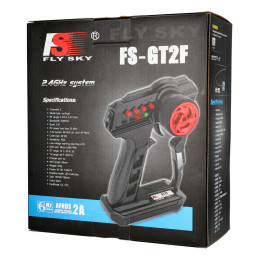 FS-GT2F 2 channel Radio Set with 1 Receiver