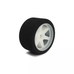 HOT RACE- PAIR OF FRONT TYRES 1\8 SHORE 32 ON LIGHT RIMS - 69mm