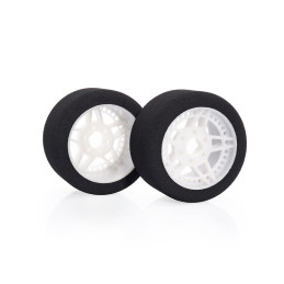 MATRIX PAIR OF FRONT FIVE LIGHT 69mm 32 RC MODEL TIRES