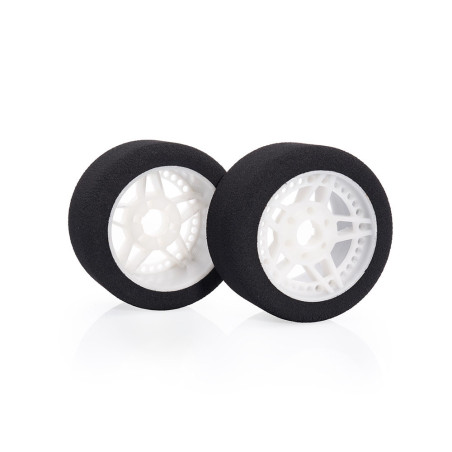 MATRIX PAIR OF FRONT FIVE LIGHT 69mm 32 RC MODEL TIRES