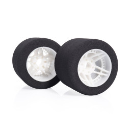 MATRIX PAIR OF REAR FIVE LIGHT 76mm 35 RC MODEL TIRES