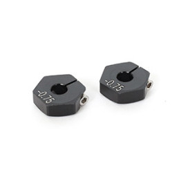 Hex Wheel Hub Offset -0.75mm Alu (2pcs)