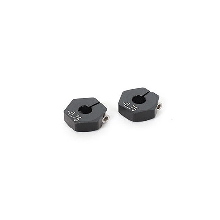 Hex Wheel Hub Offset -0.75mm Alu (2pcs)