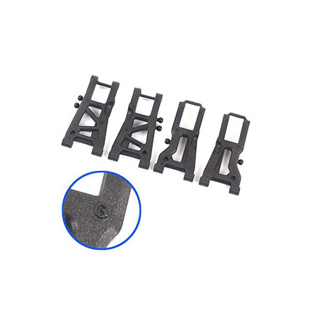 R12 Suspension Arm Set-Graphite (4)